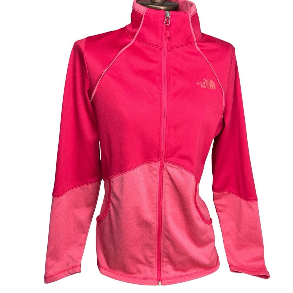 North Face Cinder 100 Womens Jacket Medium Full Zip Two Tone Pink Activewear